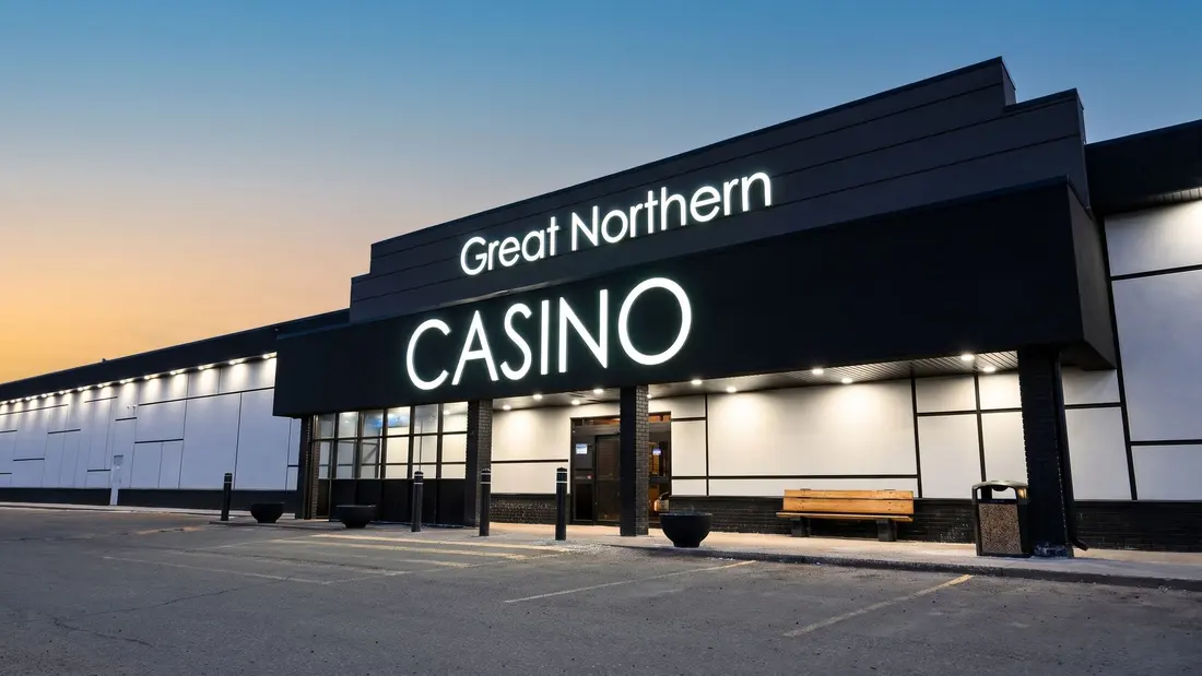 Great Northern Casino entrance on 107 Avenue