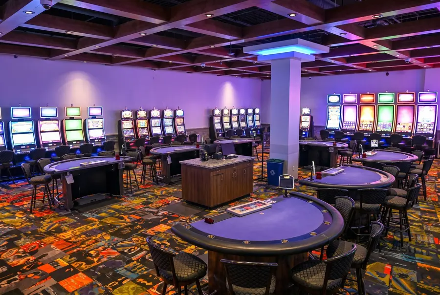Table games room at Great Northern Casino